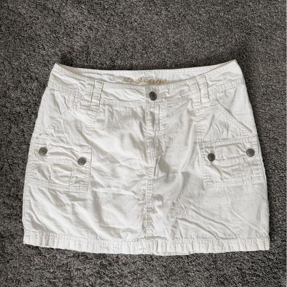Ymi-jeans Women's White Skirt
